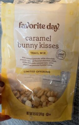Caramel bunny kisses a blend of roasted peanuts