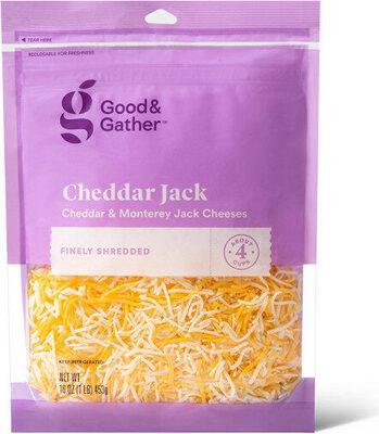 Good & gather cheddar & monterey jack cheeses finely shredded