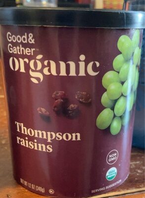 Organic Thompson raisins