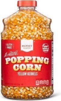 Yellow kernels popping corn