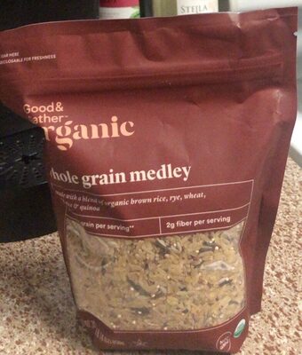 Organic whole grain medley made with a blend