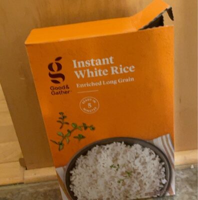 Enriched long grain instant white rice