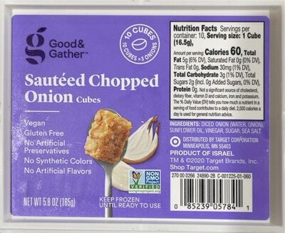 Sauteed Chopped Onion Cubes