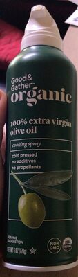 Organic olive oil cooking spray