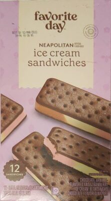 Neapolitan Ice Cream Sandwiches