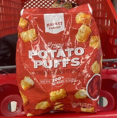 Crispy potato puffs