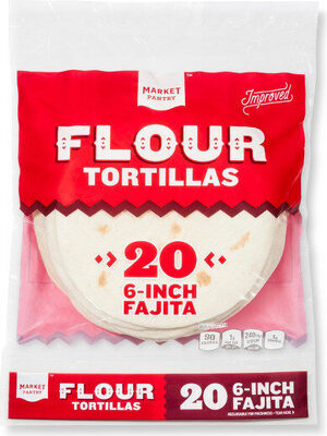 Flour tortillas fajita size