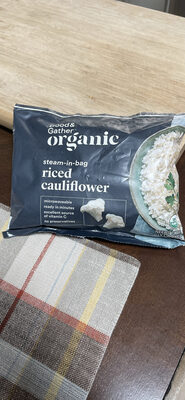 steam-in-bag riced cauliflower