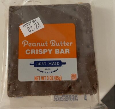 Peanut butter crispy bar
