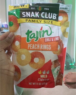 Tajin chili & lime peach rings