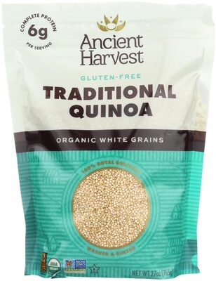 Washed & Rinsed Organic Quinoa: Traditional Quinoa Gluten Free