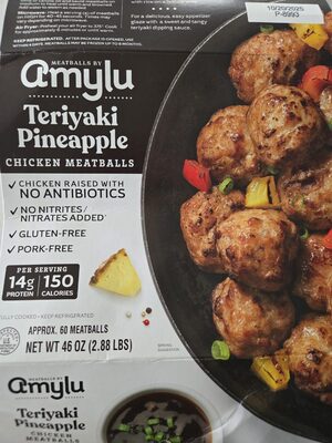 Teriyaki pineapple chicken meatballs