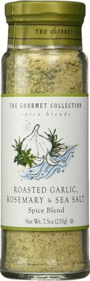 The spice blends roasted garlic