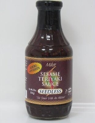 Seedless sesame teriyaki sauce