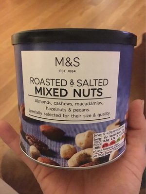 Roasted & salted mixed nuts