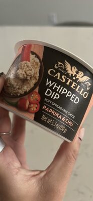 WHIPPED DIP SOFT SPREADABLE CHEESE PAPRIKA & CHILI
