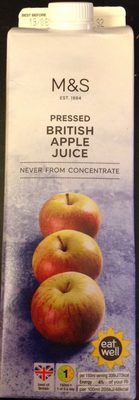 Pressed British Apple Juice