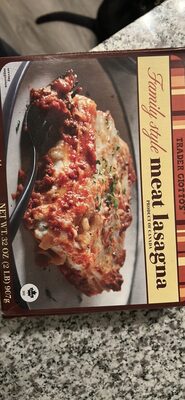 Family style meat lasagna