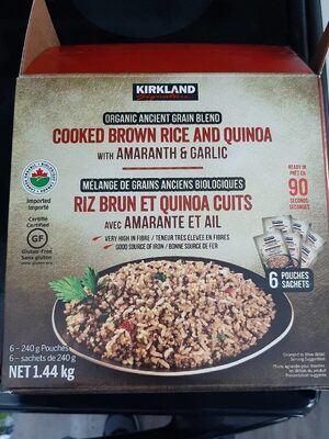 Riz brun et Quinoa cuits