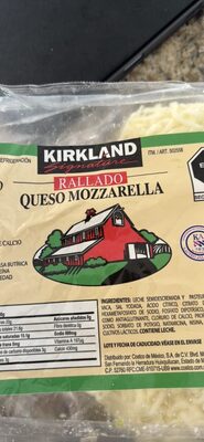 Queso Mozarella rallado
