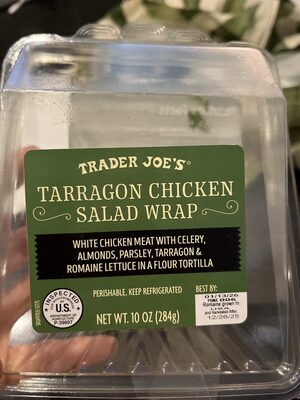 Tarragon Chicken Salad Wrap