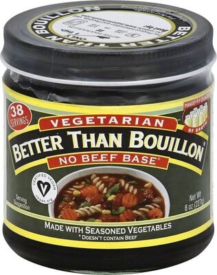 Batter than bouillon vegetarian no beef base