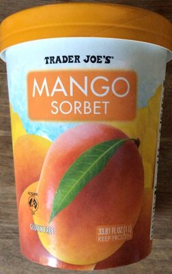 Mango sorbet
