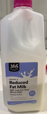 365 everyday value, 2% reduced fat milk