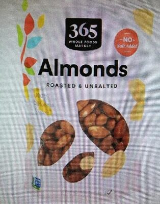 Roasted & unsalted almonds