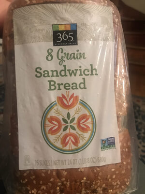 365 everyday value, 8 grain bread
