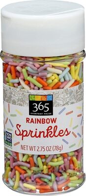 Rainbow sprinkles