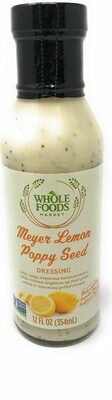 Meyer lemon poppy seed dressing