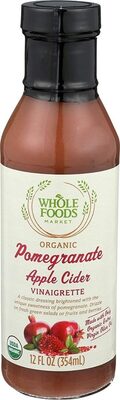 Organic pomegranate apple cider vinaigrette