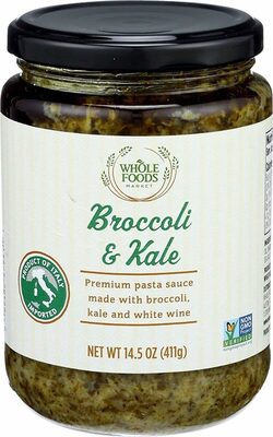Broccoli kale pasta sauce