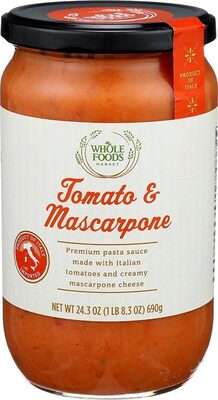 Tomato mascarpone pasta sauce