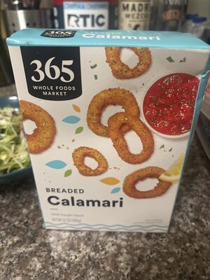 Calamari breaded