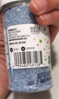 Decorating sugar blue