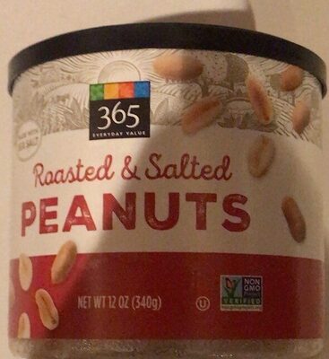 Roasted & salted peanuts