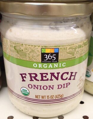 Organic french onion dip
