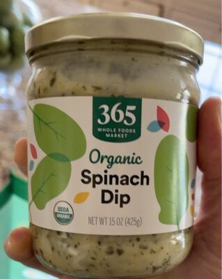 Organic spinach dip