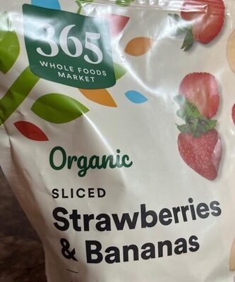 Organic Sliced Strawberries & Bananas