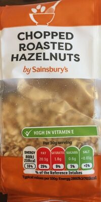 Chopped roasted hazelnuts