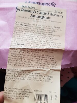Apple & Raspberry Jam Doughnuts