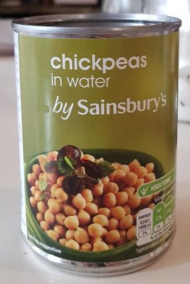 Chickpeas in water