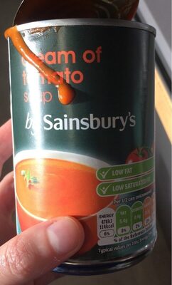 Cream of tomato soup