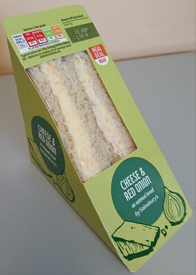 Cheese & Red Onion Sandwich