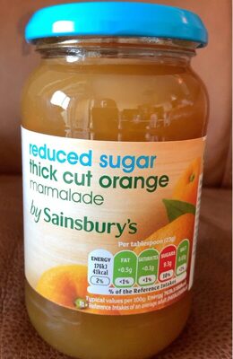Reduced sugar thick cut orange marmalade