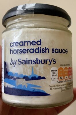 Creamed horseradish sauce