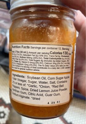 Hartville kitchen golden italian salad dressing