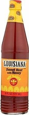 Brand sweet heat with honey hot sauce